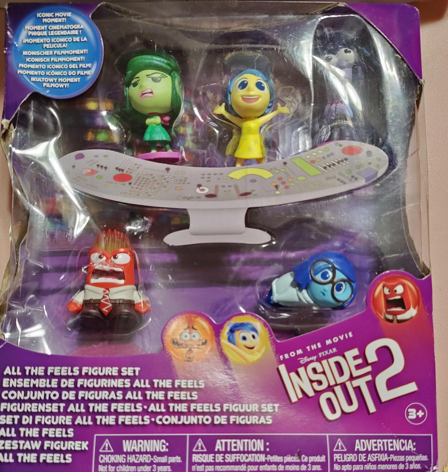 Disney Pixar Inside Out 2 All the Feels Figure Set Kids Toys NEW SEALED Toppers