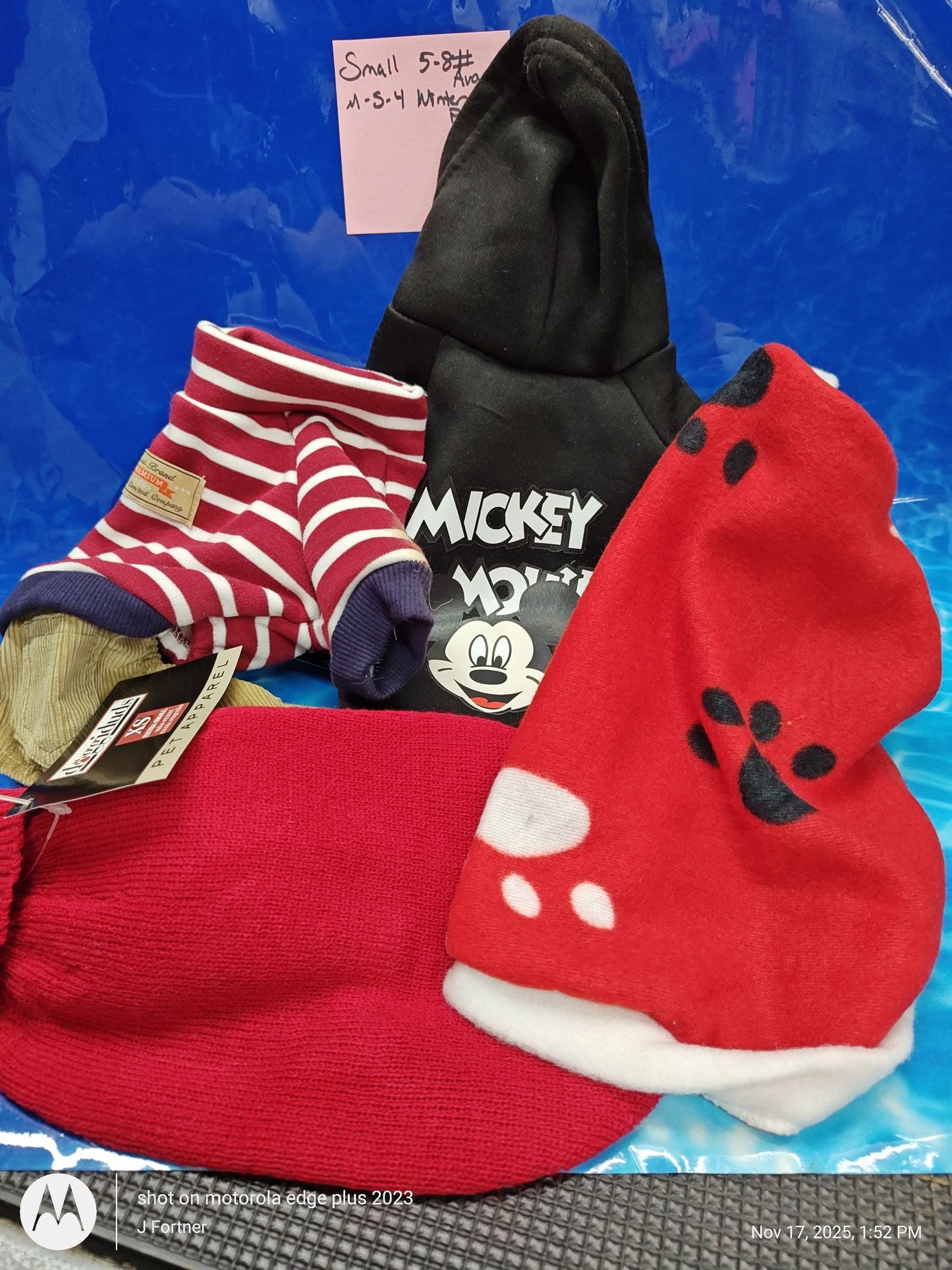 Dog Outfit Bundle ( Small/Med 6 to 11 Pound Pets ) Choose Your Bundle