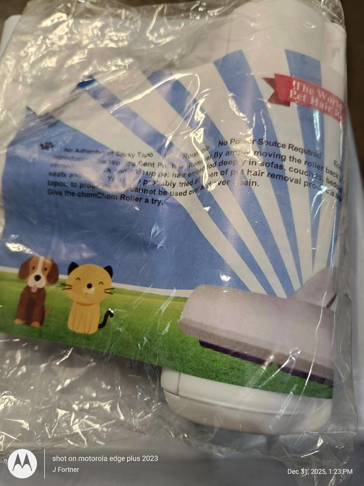 Pet hair lint roller No Need for sticky Tape Reusable roller