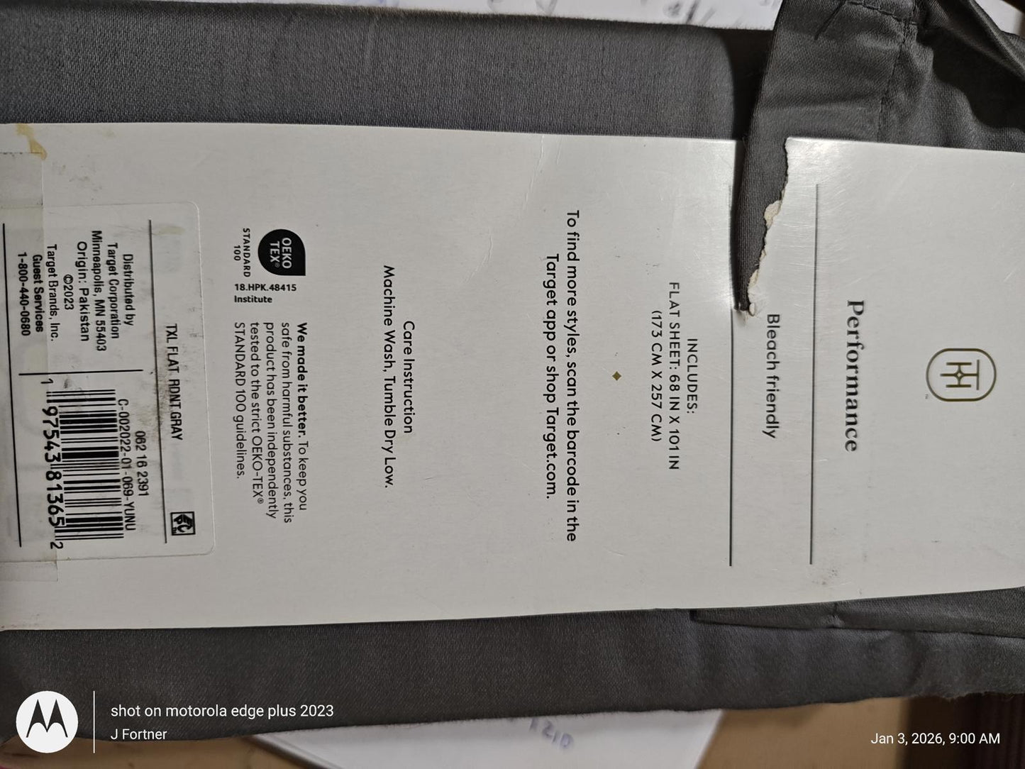 Full Threshold 400 Thread Count Performance Flat Sheet Sateen GRAY  100% Cotton