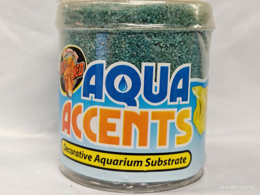 Teal Sand 8 ounce Aquarium Substrate  Accents Fish Tanks