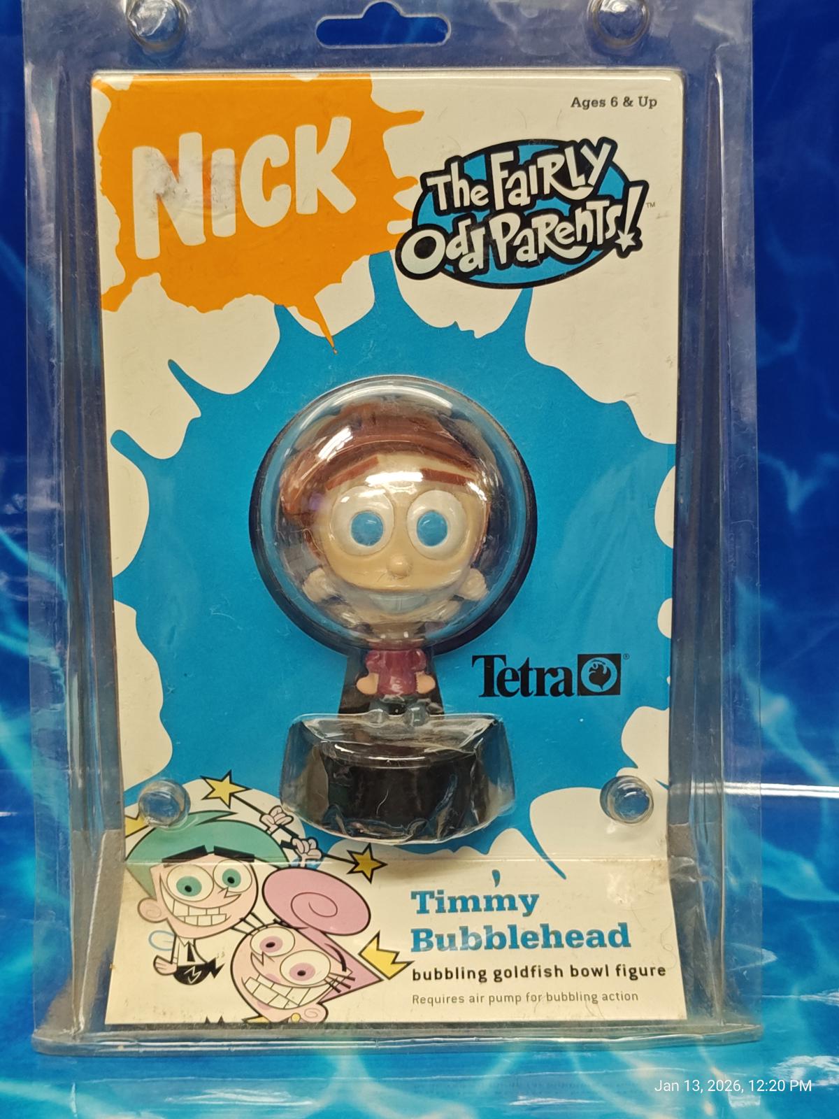Timmy Bubblehead from The Fairly OddParents, featuring a smiling character in a clear bubble base.