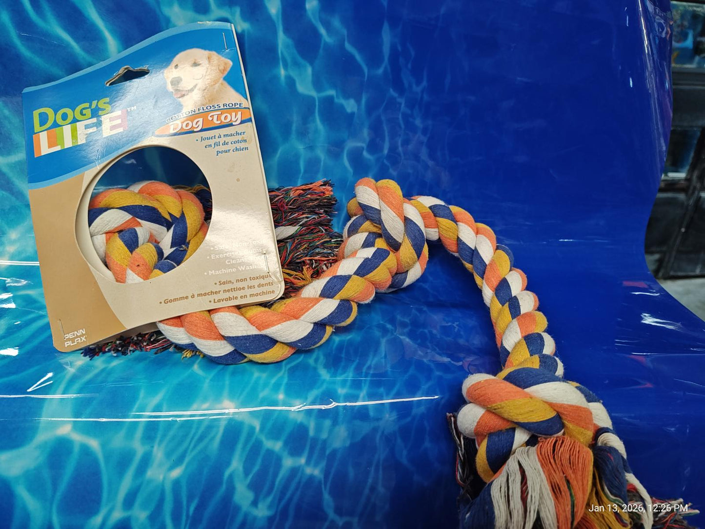 Dog Rope Toy 3 Knot for Med/Large Dogs – Chew Toy for Power Chewers by PNC Family FInds