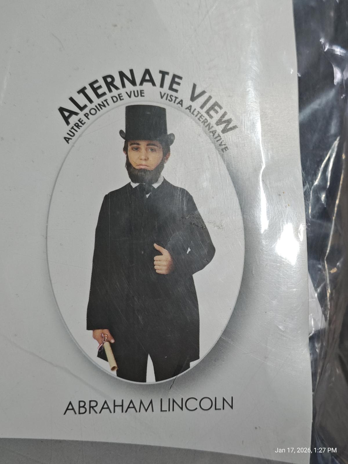 Costumes Abraham Lincoln/Frederick Douglass Costume  Kids Xtra Large 12-14