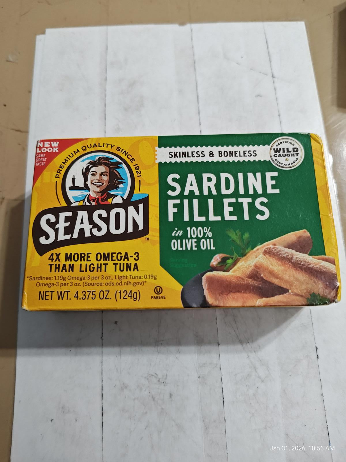Sardine Fillets in Olive Oil 2 PACK – Wild Caught Delight by PNC Family FInds