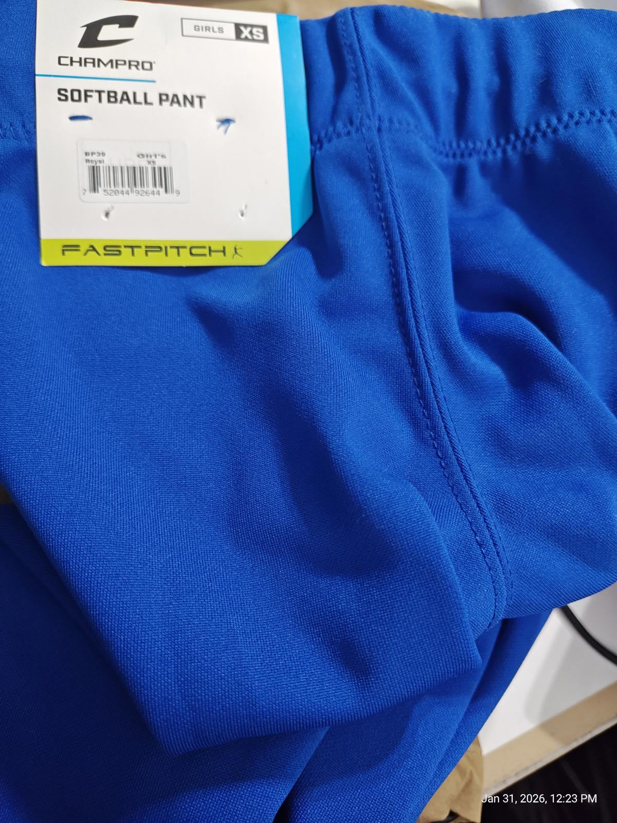 Champro BP39 Royal Tournament Youth Girls Fastpitch Softball Pants XS