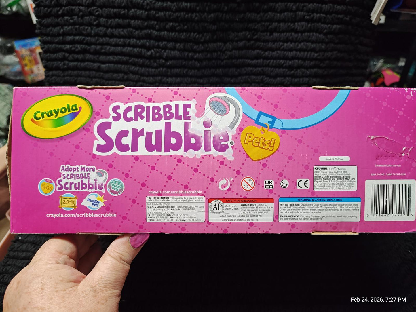 Crayola 12pc Scribble Scrubbie Pets Tub Set