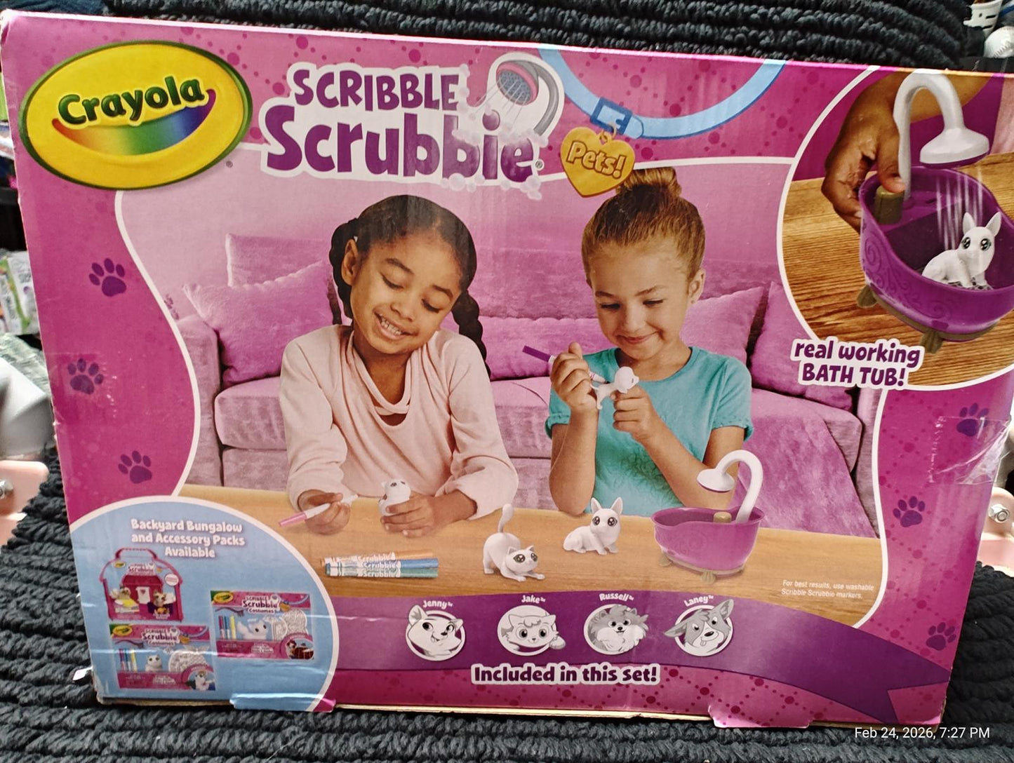 Crayola 12pc Scribble Scrubbie Pets Tub Set