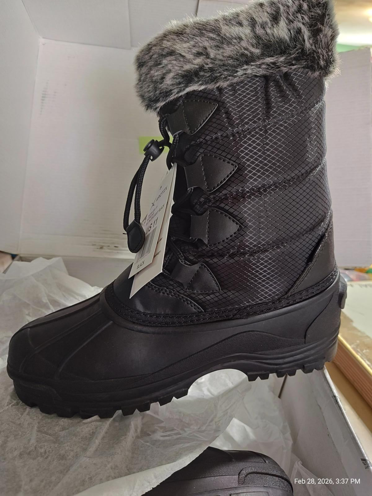Women's Below Zero Women’s Winter Boot Size 11 Black