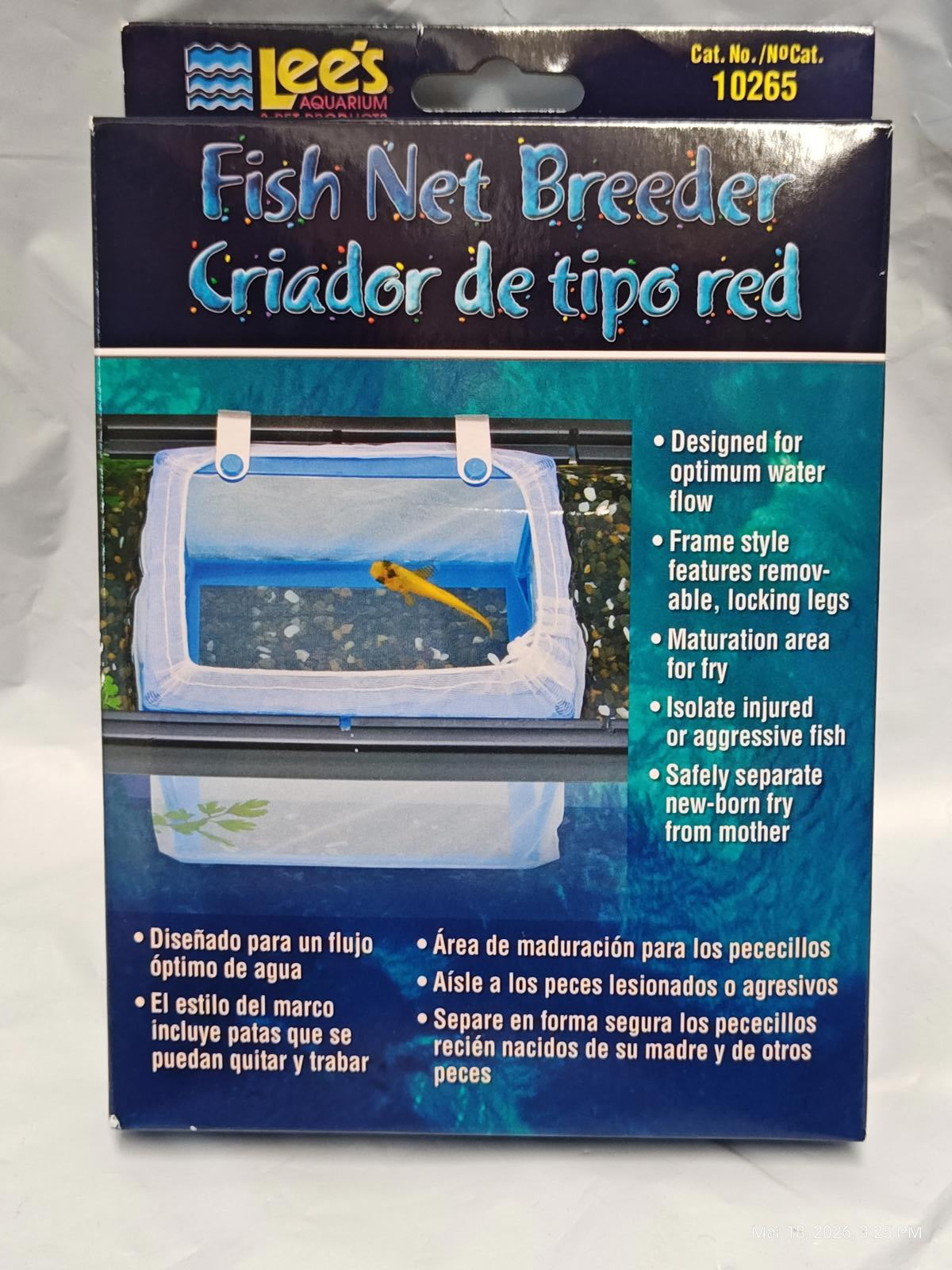 Lees Fish Net Breeder 6.75"L x 4.75"W x 5.25"H