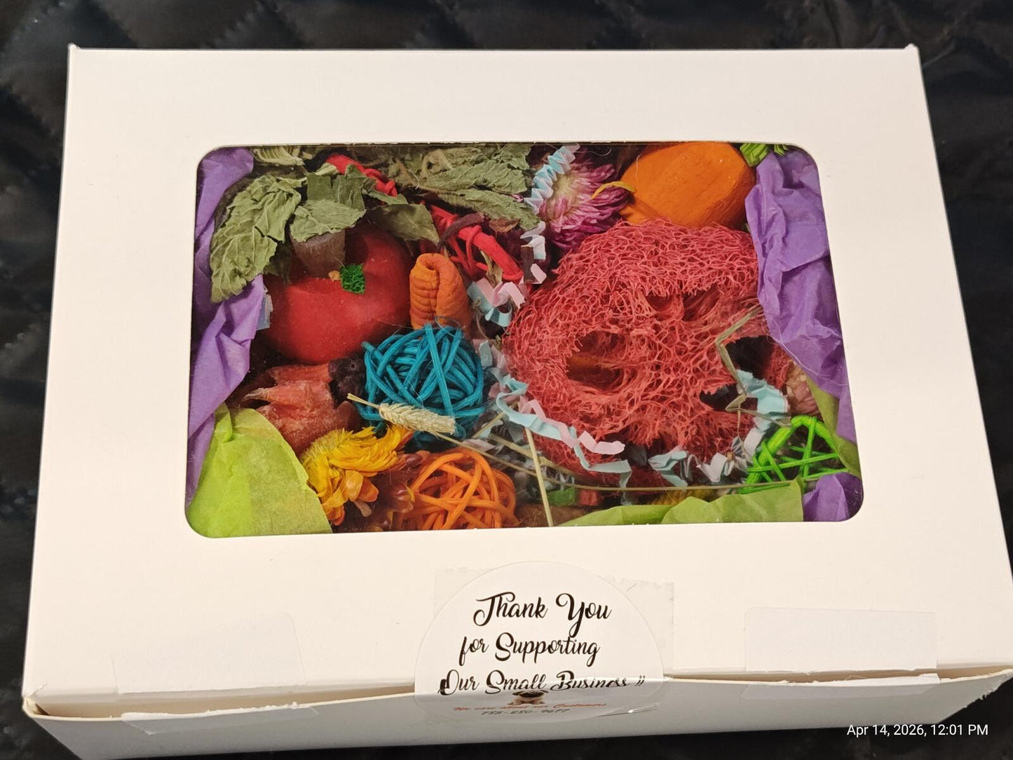 Play & Chew Fun  "No More Boredom" Box - Chinchillas, Guinea Pigs, Rabbits, Rats