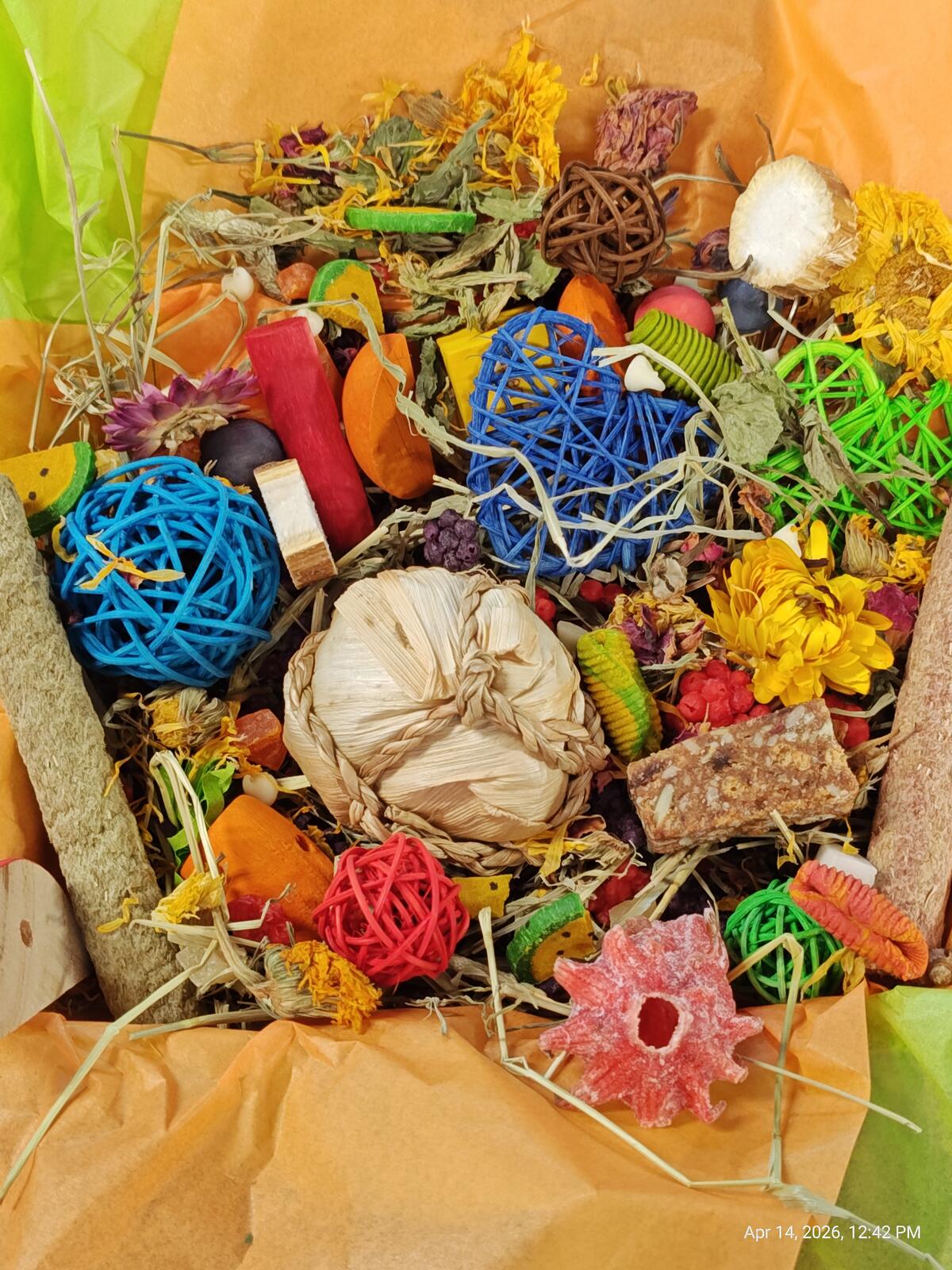 Play & Chew Fun  "No More Boredom" Box - Chinchillas, Guinea Pigs, Rabbits, Rats