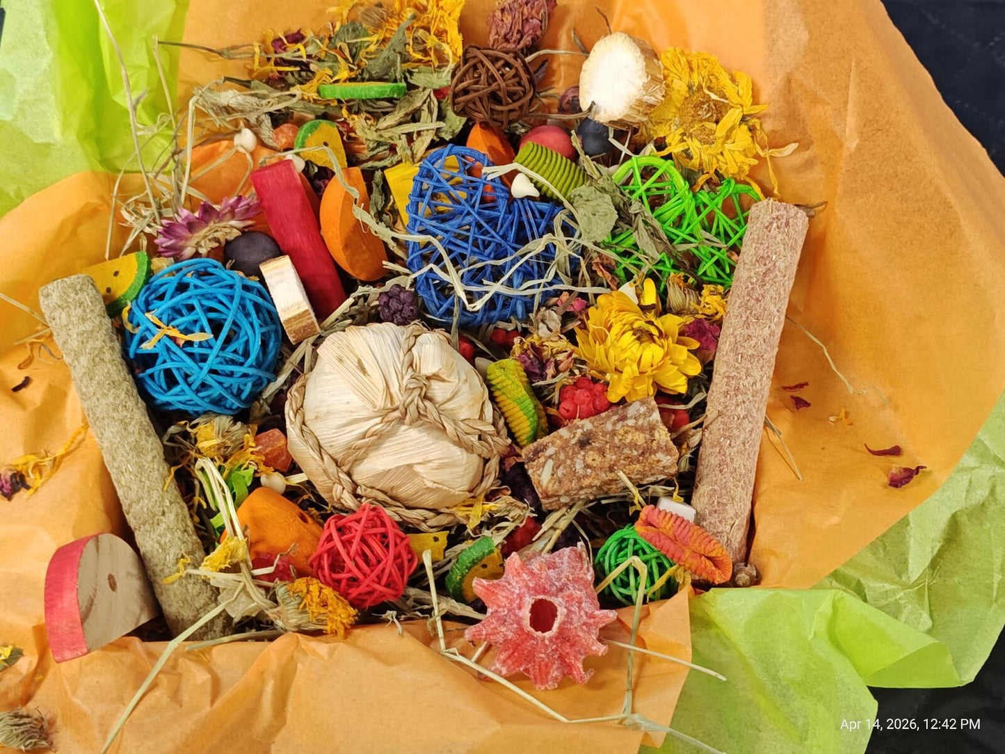 Play & Chew Fun  "No More Boredom" Box - Chinchillas, Guinea Pigs, Rabbits, Rats