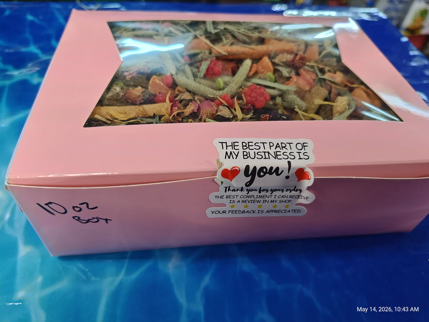 Fun & Forage "No More Boredom" Box 10 OZ- Chinchillas, Guinea Pigs, Rabbits