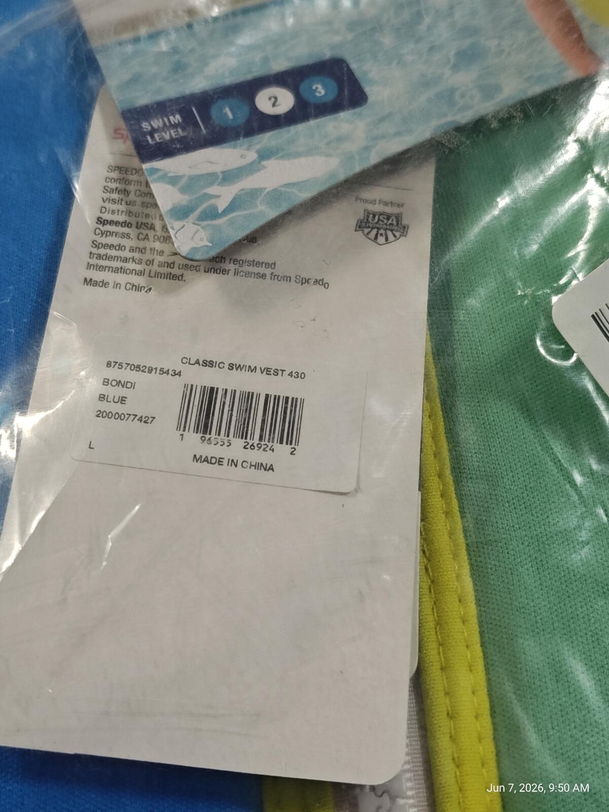 Swim Vest Child Flotation Classic Begin to Speedo Unisex-Child Large
