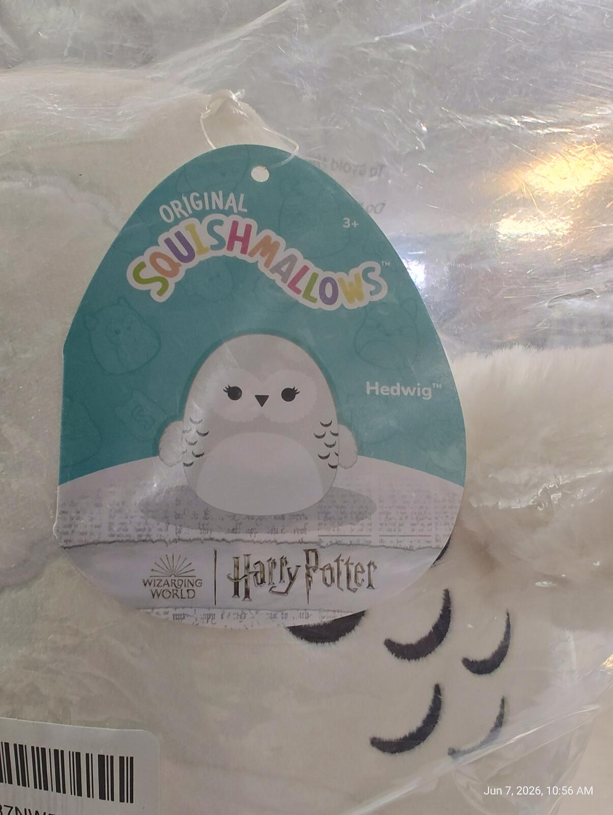 Squishmellow Harry Potter NWT Hedwig Never Opened Factory Sealed
