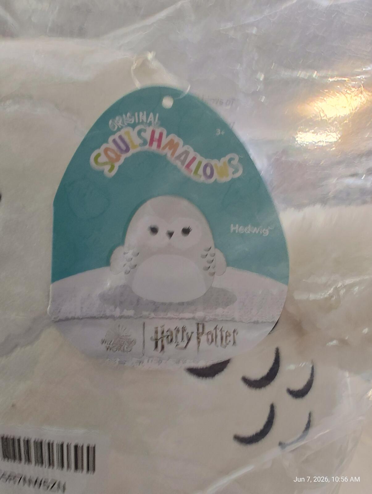Squishmellow Harry Potter NWT Hedwig Never Opened Factory Sealed