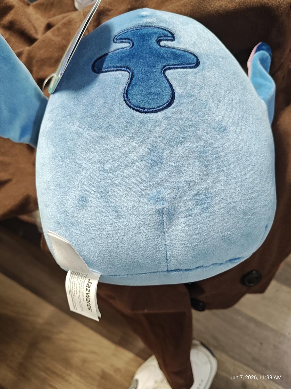 Squishmallows 8” Disney Stitch with Scrump Plush NWT Kellytoy Jazwares