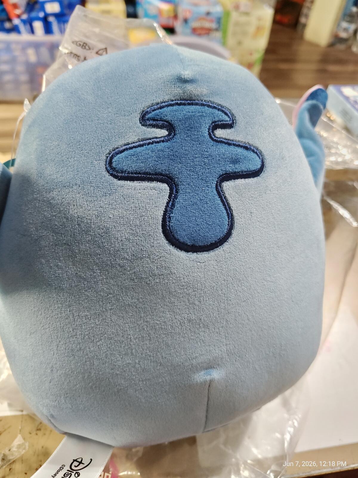 Squishmallows 8” Disney Stitch with Scrump Plush NWT Kellytoy Jazwares