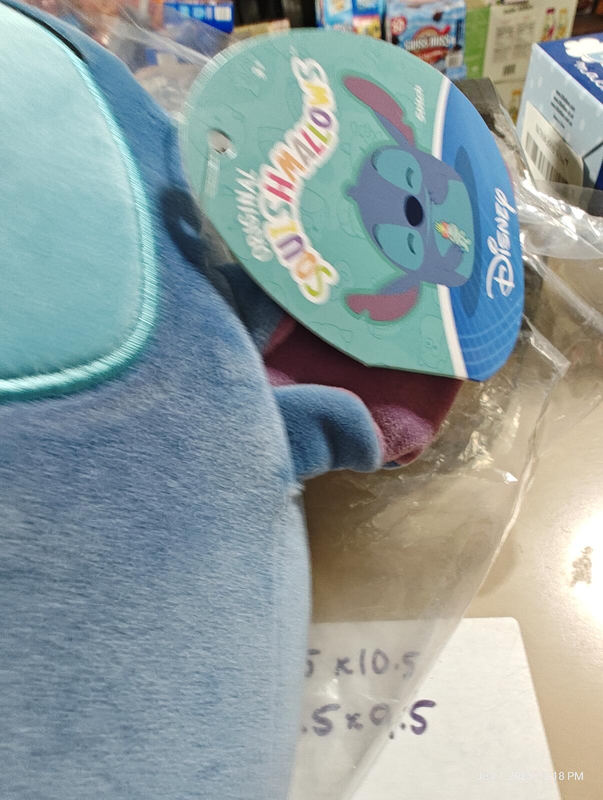 Squishmallows 8” Disney Stitch with Scrump Plush NWT Kellytoy Jazwares