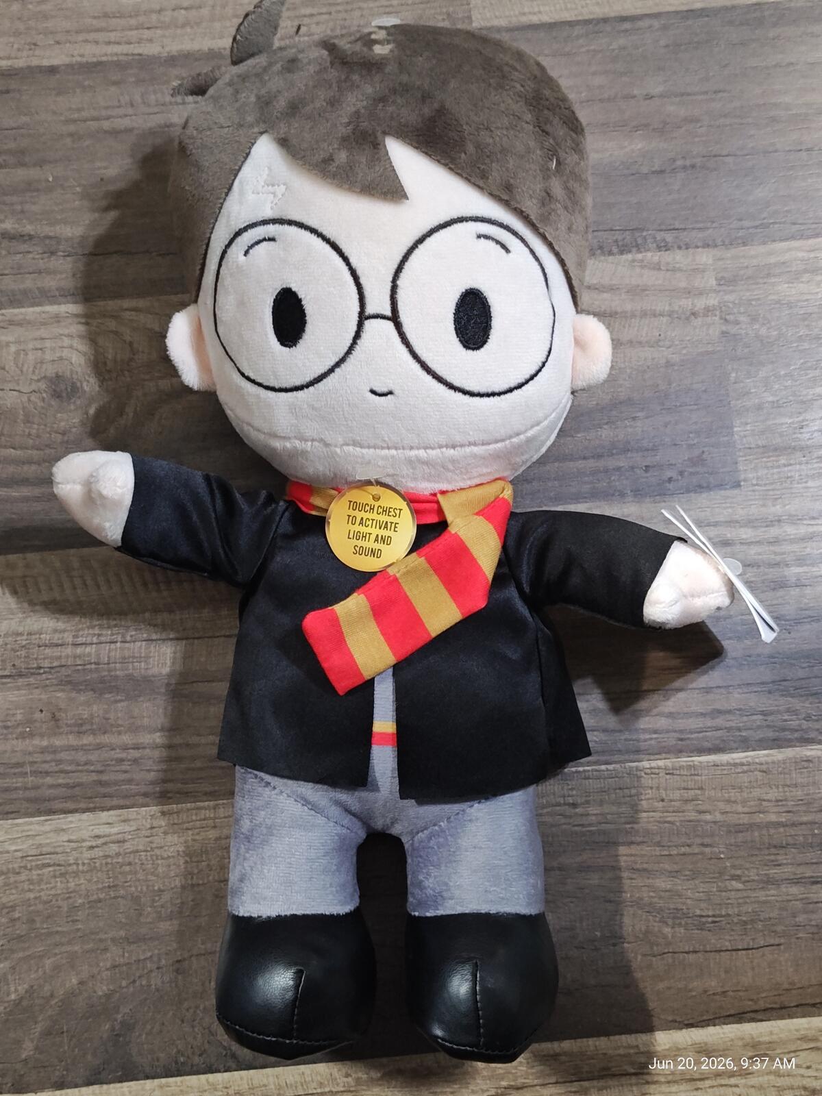 Harry Potter 13 inch Plush Light & Sound Wizarding World toy NEW & Works!