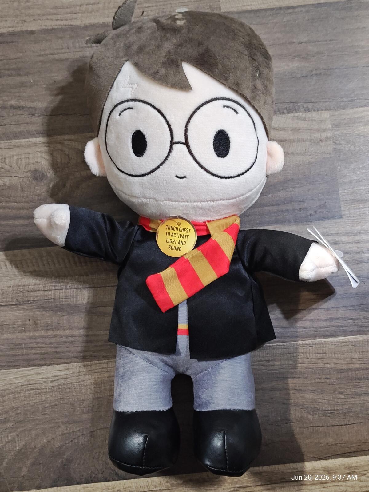 Harry Potter 13 inch Plush Light & Sound Wizarding World toy NEW & Works!