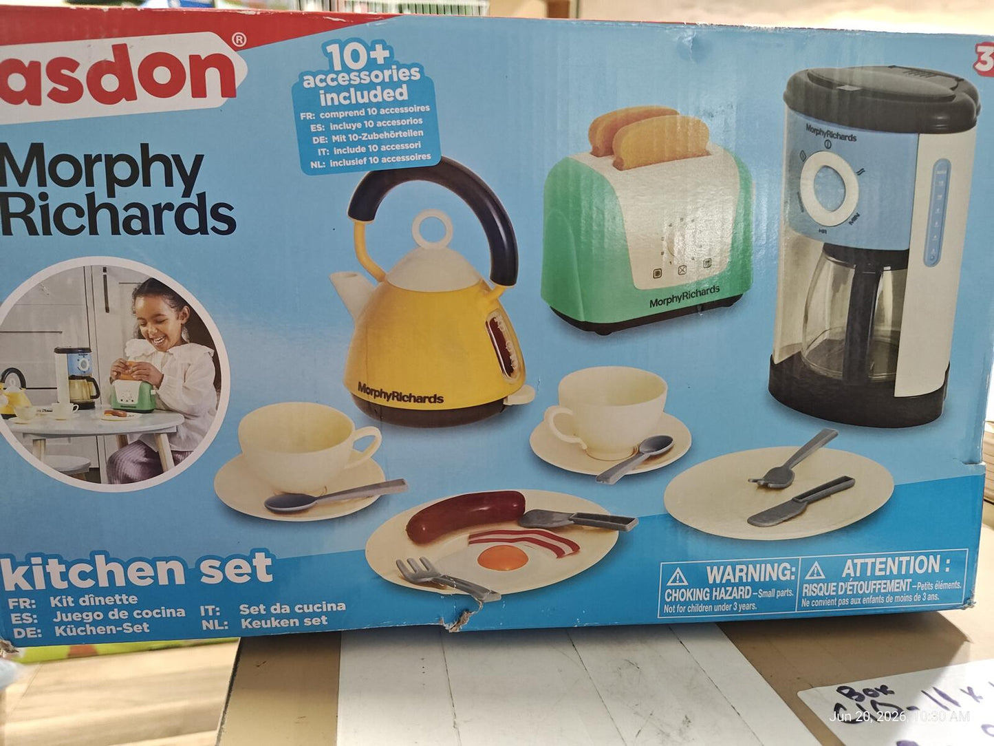 Morphy Richards Toys - Complete Kitchen Set - Toy Appliance Playset for Kids ...