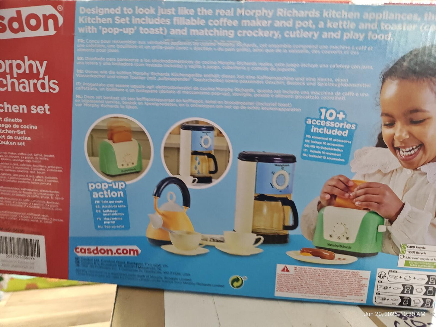 Morphy Richards Toys - Complete Kitchen Set - Toy Appliance Playset for Kids ...
