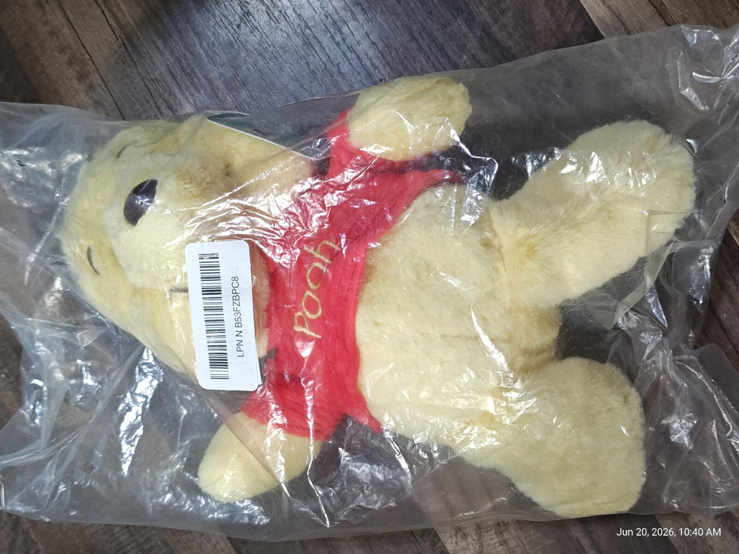 Disney Baby 10" Baby Winnie The Pooh Plush Bear Stuffed Animal Toy