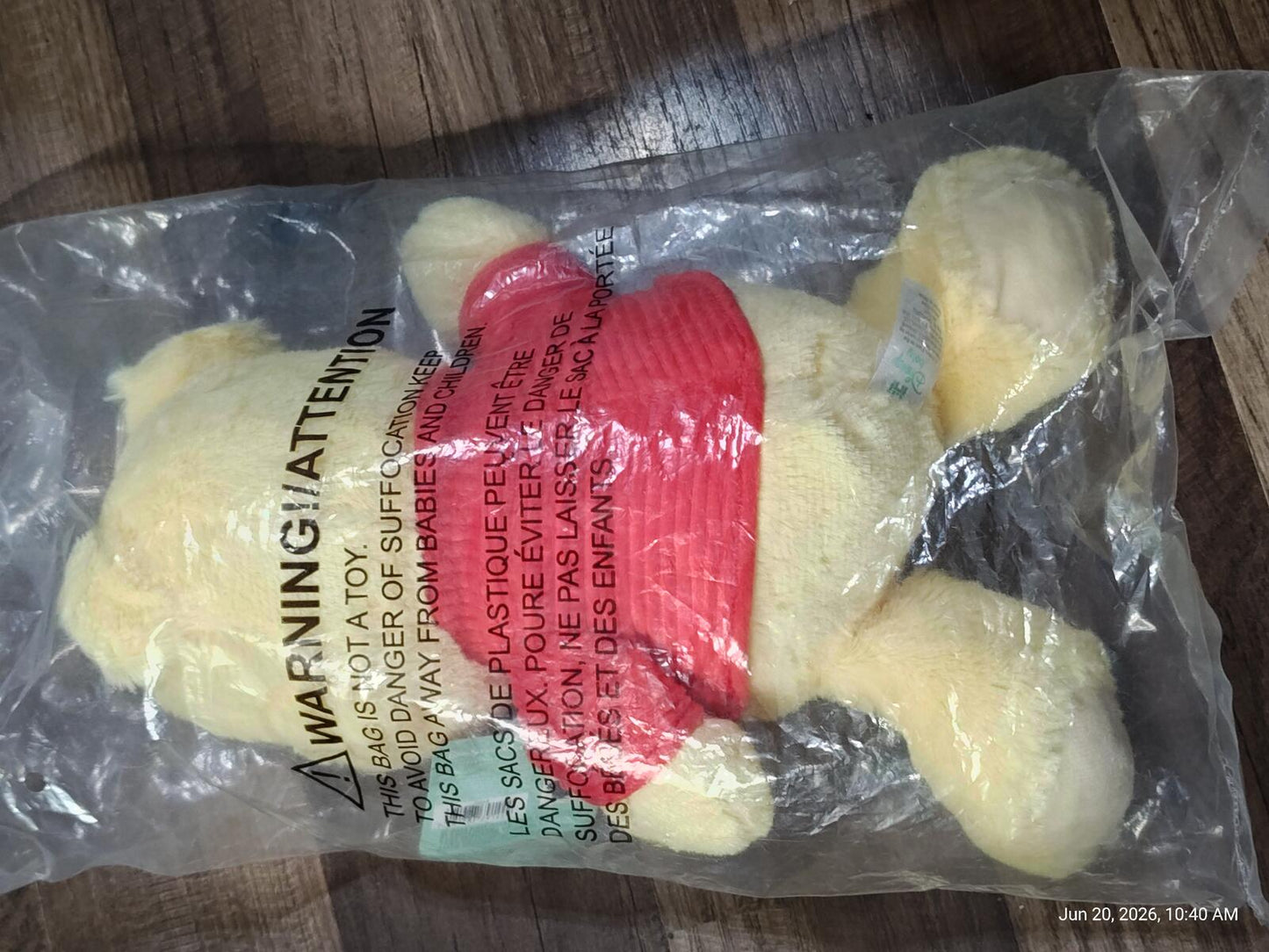 Disney Baby 10" Baby Winnie The Pooh Plush Bear Stuffed Animal Toy