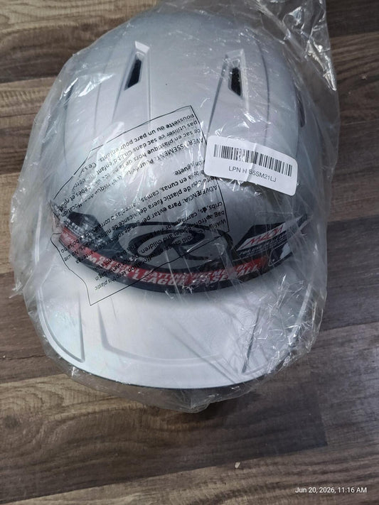 Rawlings Mach Batting Baseball Helmet - Senior (6 7/8" -7 5/8") Silver