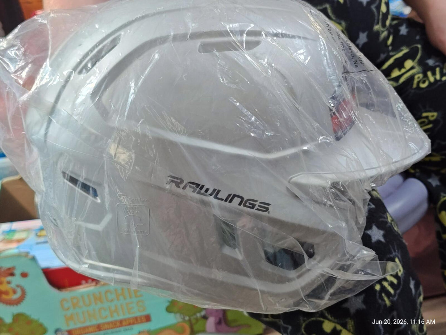 Rawlings Mach Batting Baseball Helmet - Senior (6 7/8" -7 5/8") Silver