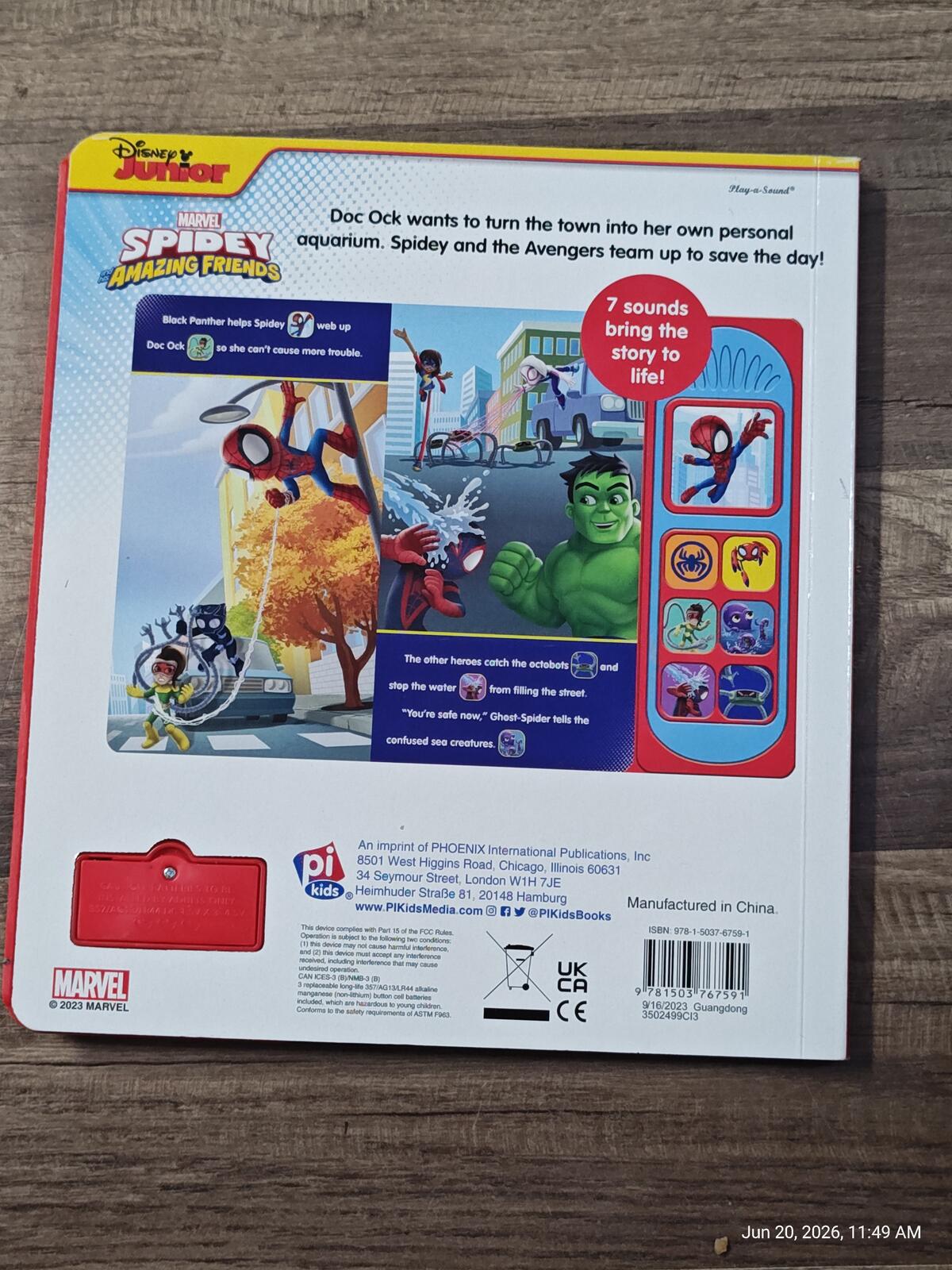 Disney Junior Marvel Spidey and His Amazing Friends: Spidey Makes a Splash Sound