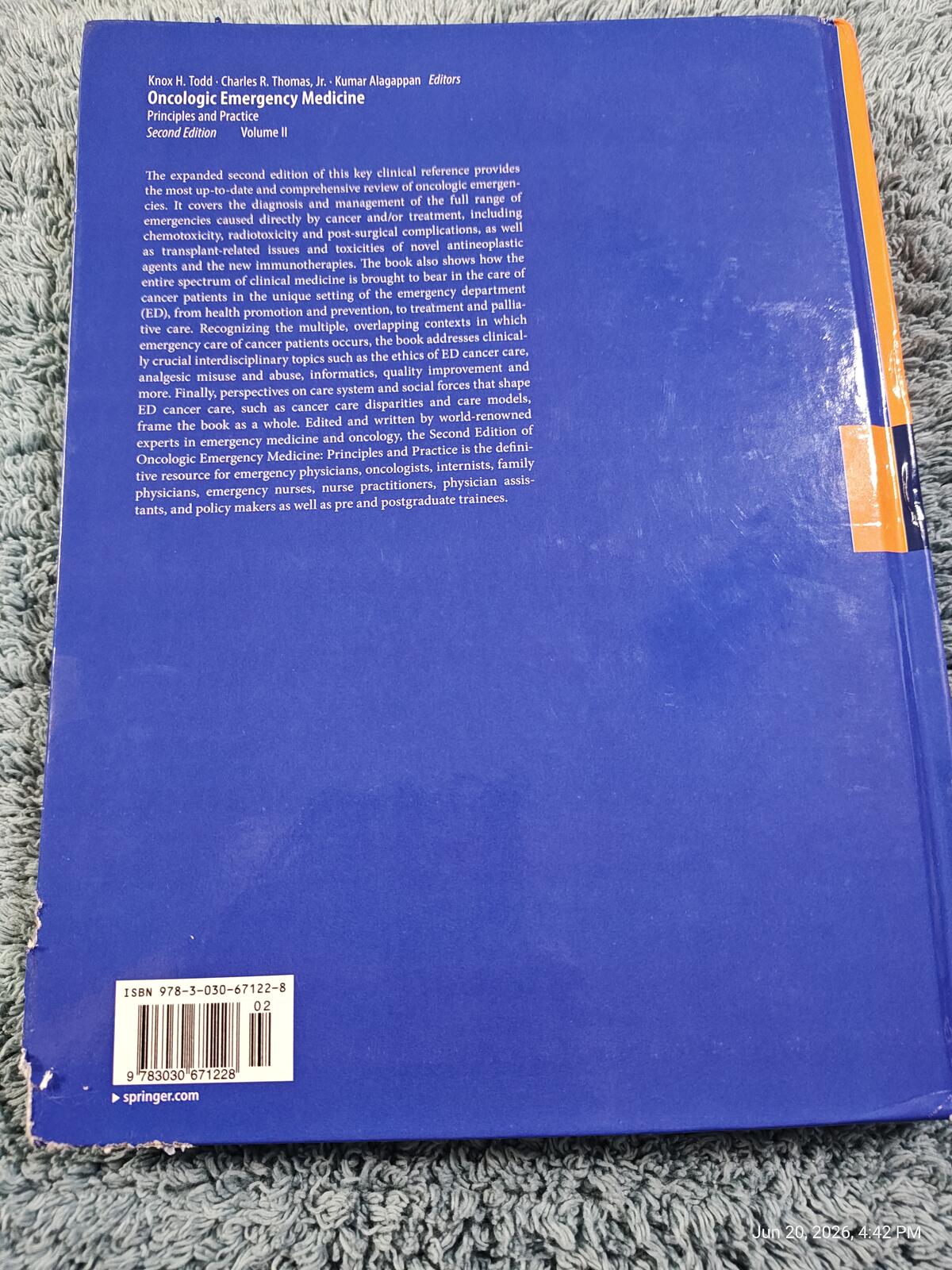 Oncologic Emergency Medicine: Principles and Practice