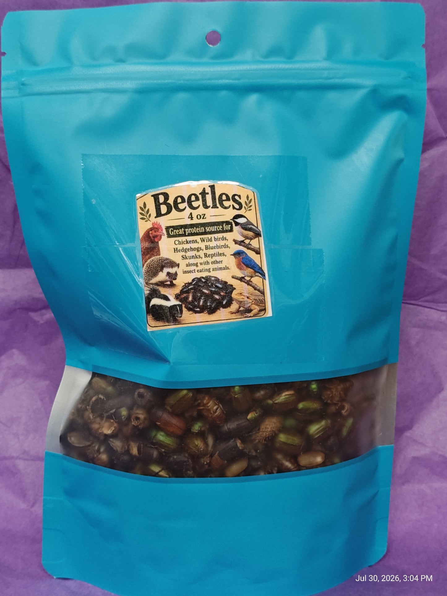 Super Beetle Bag (Beetles ) 4 oz Resealable Bag