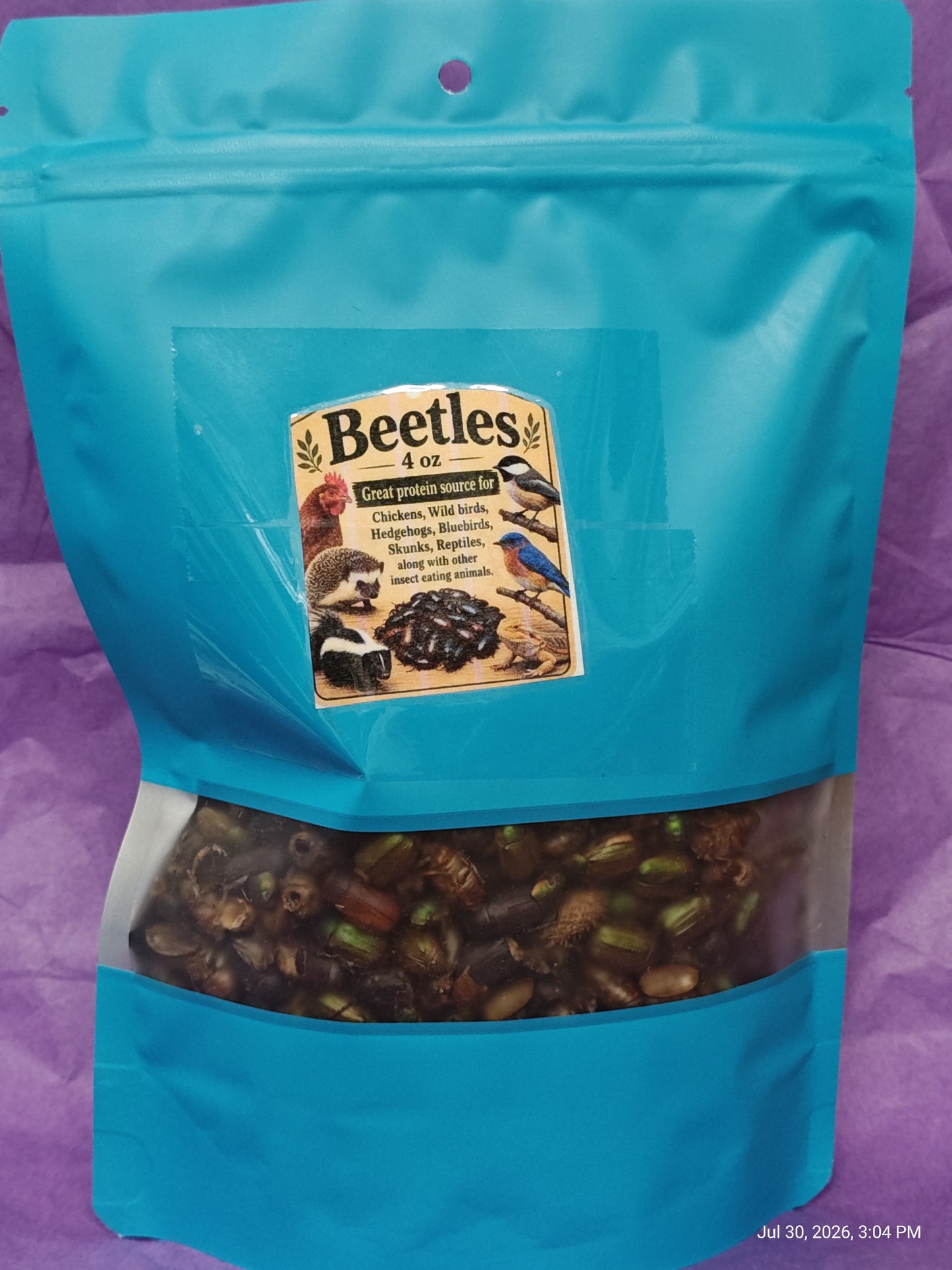 Super Beetle Bag (Beetles ) 4 oz Resealable Bag