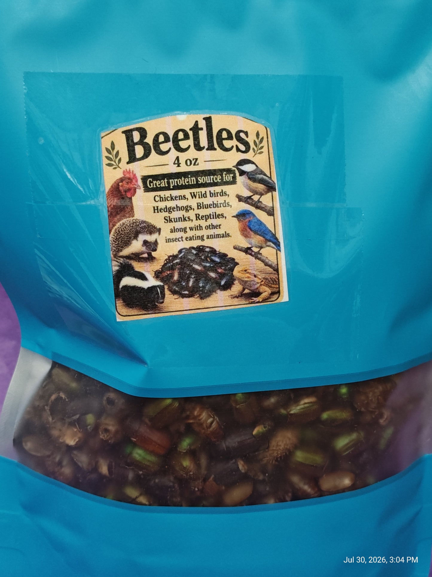 Super Beetle Bag (Beetles ) 4 oz Resealable Bag