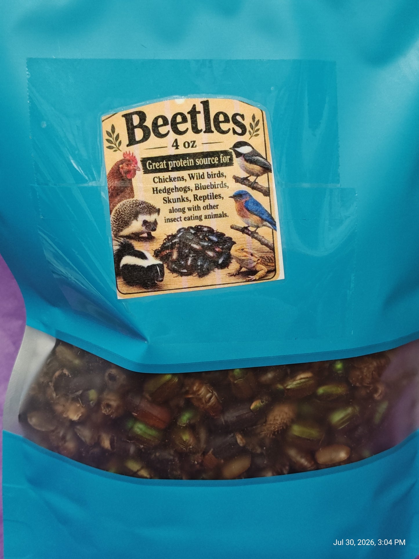 Super Beetle Bag (Beetles ) 4 oz Resealable Bag