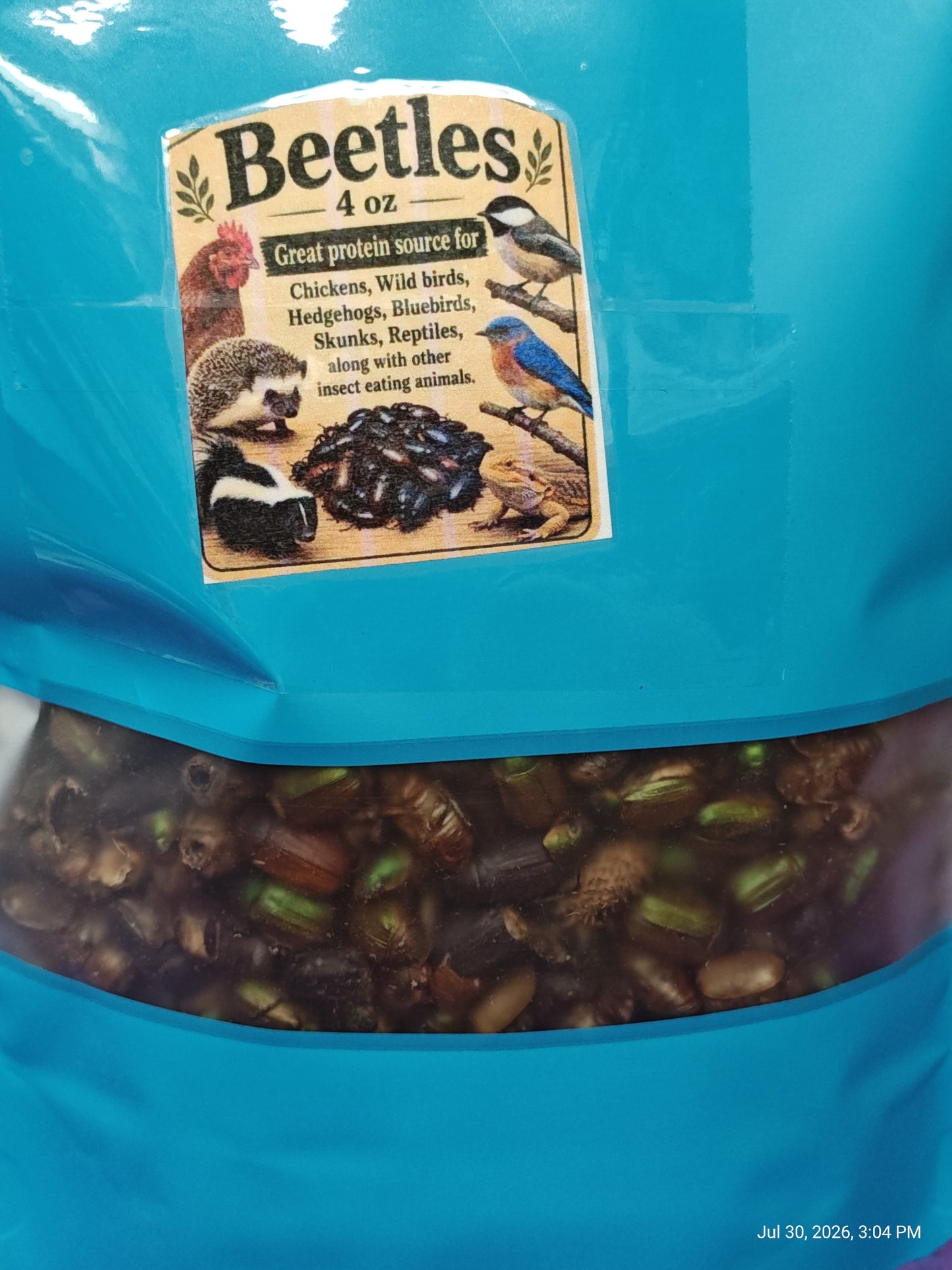 Super Beetle Bag (Beetles ) 4 oz Resealable Bag