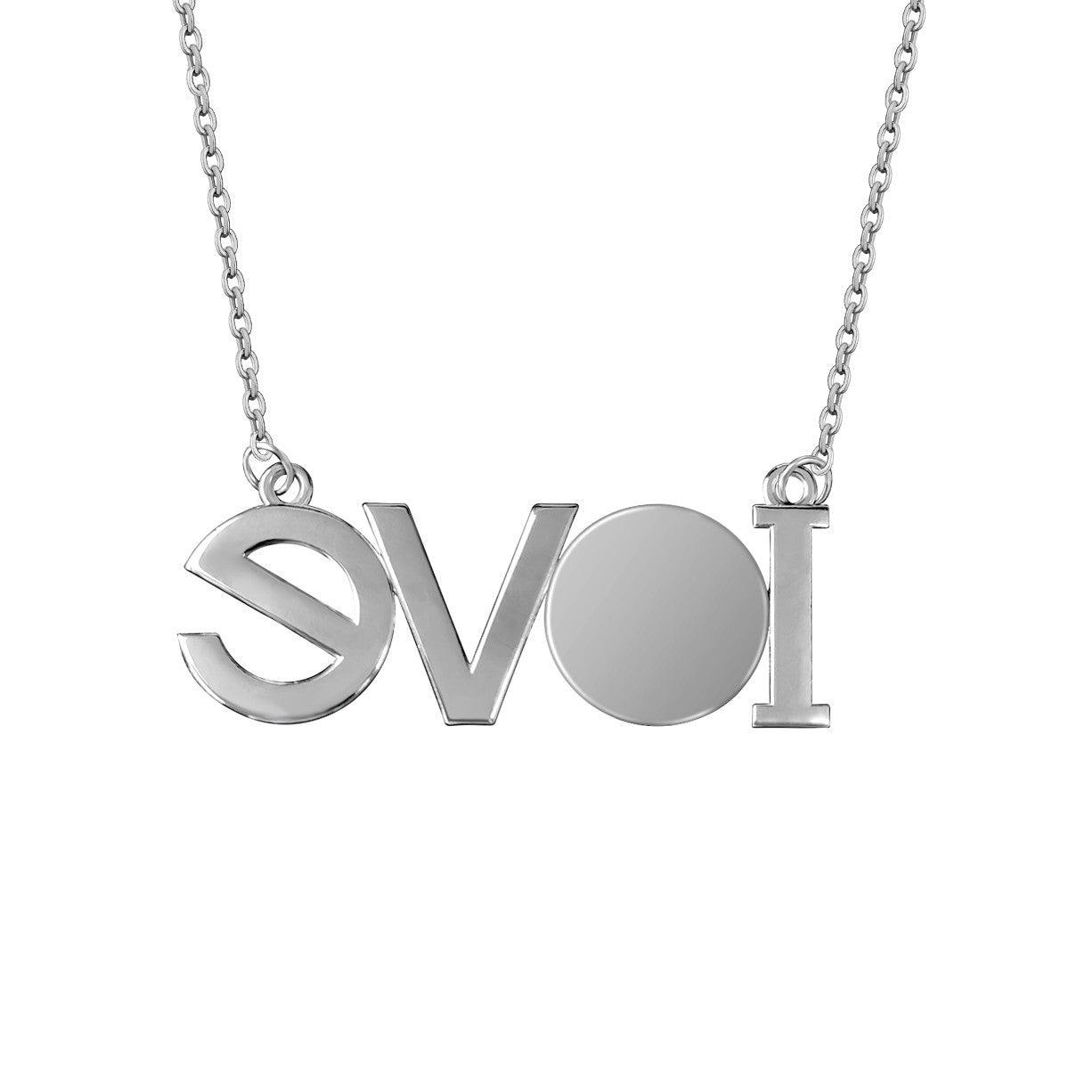 Custom Photo LOVE Necklace | Personalized LOVE Pendant with Photo Charm | Silver