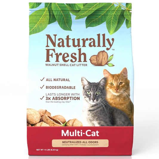 Naturally Fresh Multi Cat Clump Litter (14lb)