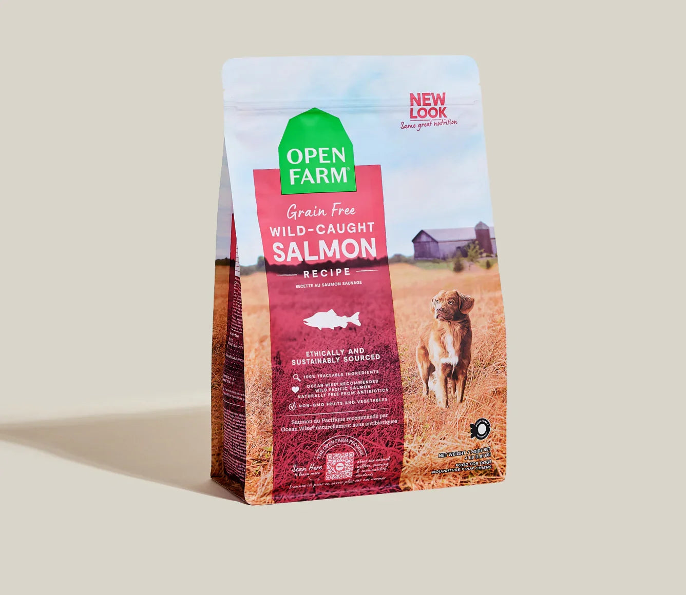 Open Farm Grain Free Wild Caught Salmon Dry Dog Food