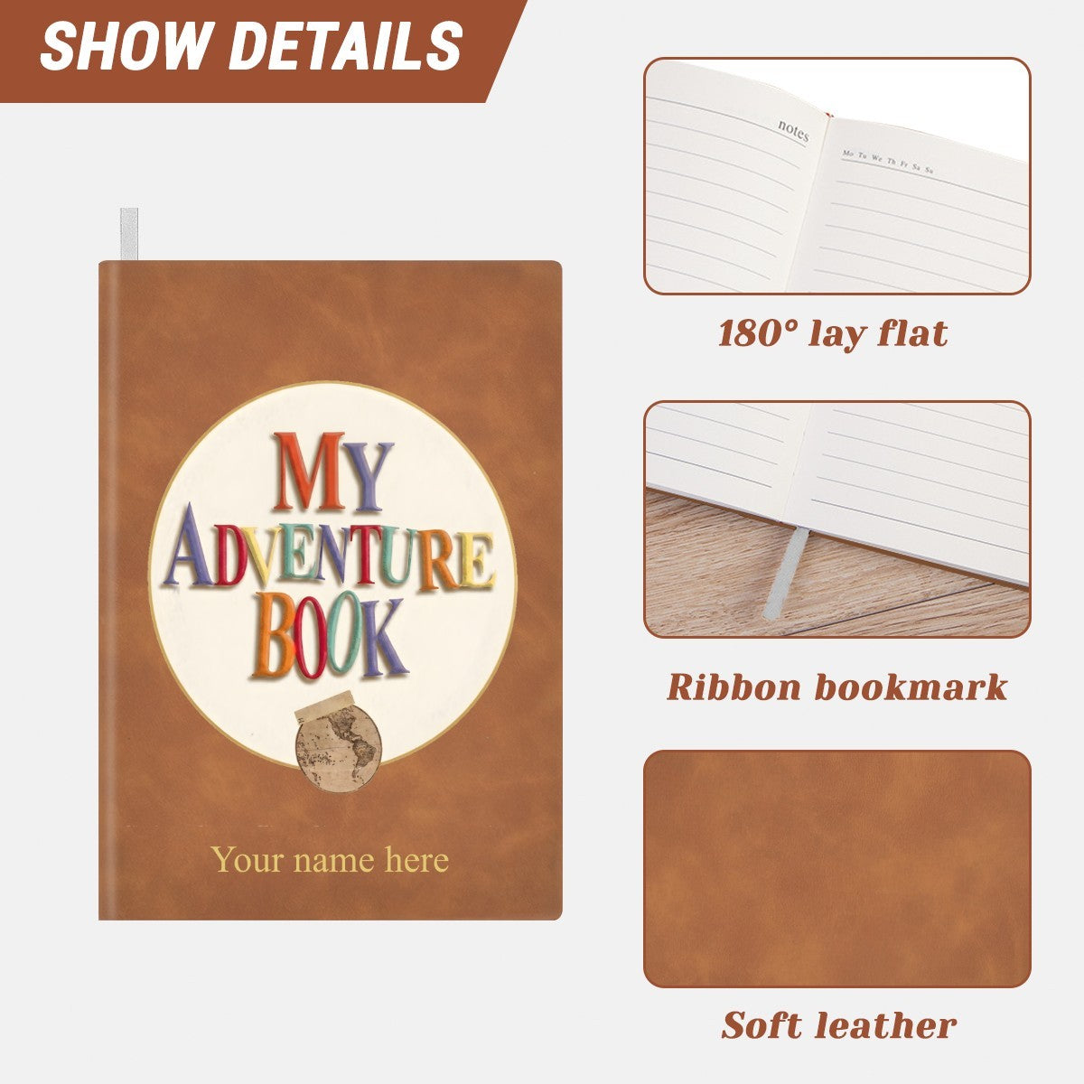 Personalized My Adventure Book | Colorful Custom Name Journal