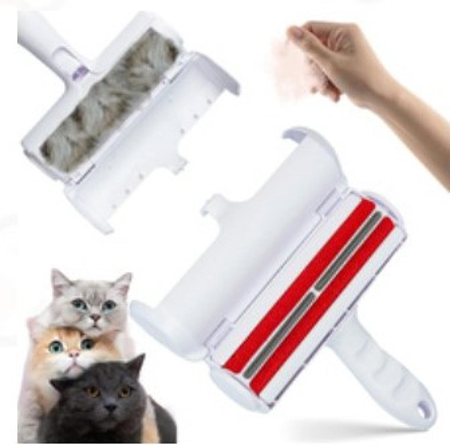 Pet hair lint roller No Need for sticky Tape Reusable roller