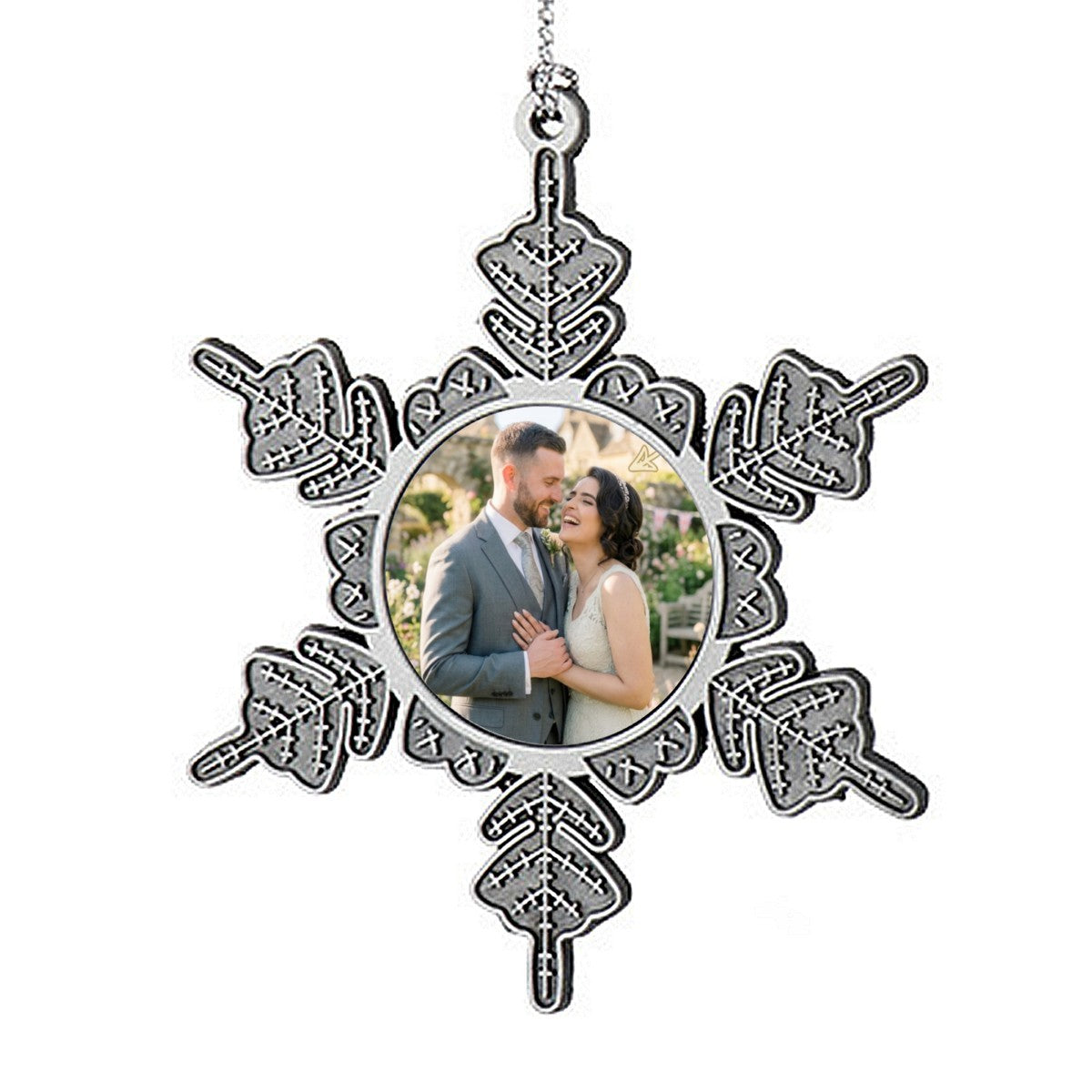 Personalized Christmas  Star Photo Ornament - Upload Your Photo