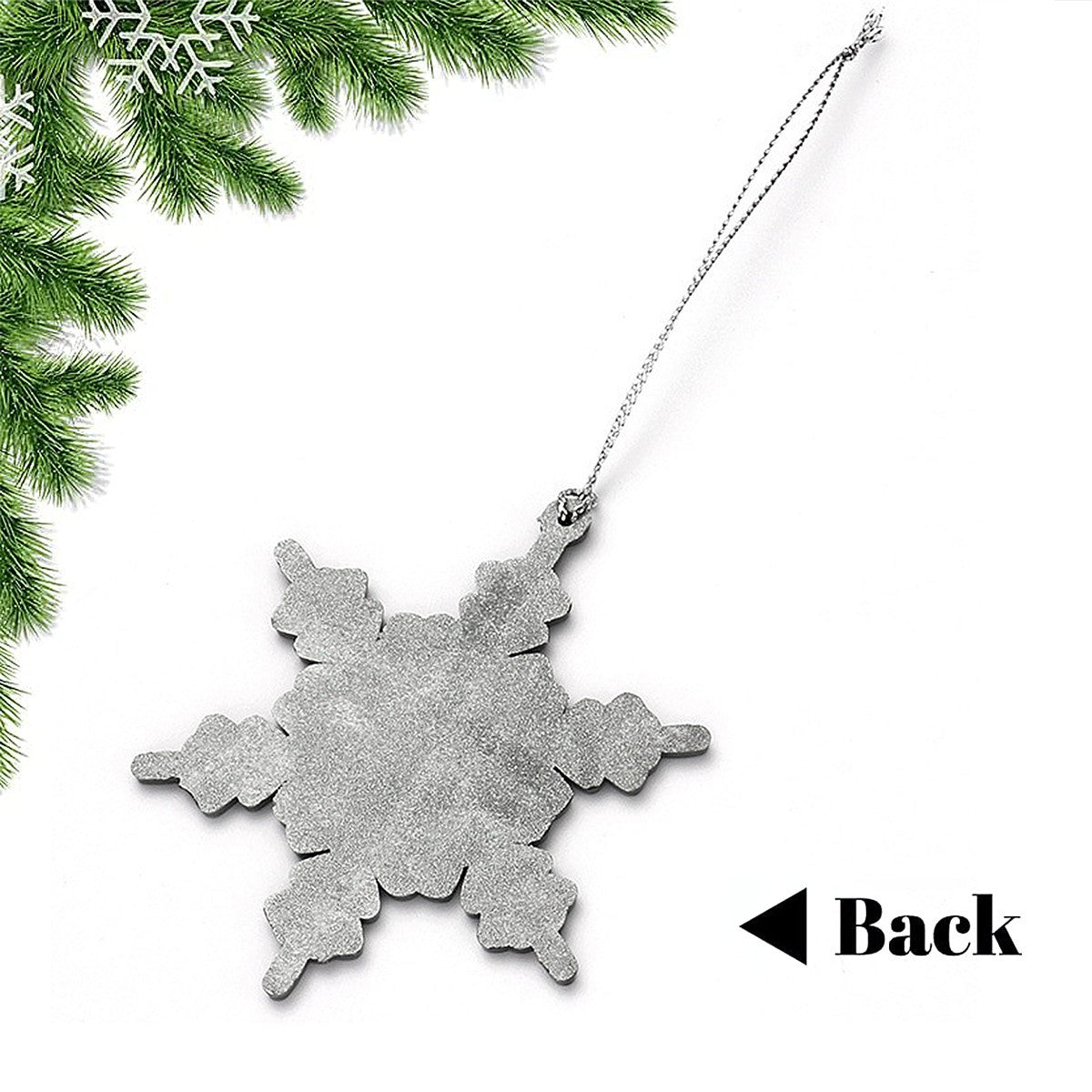 Personalized Christmas  Star Photo Ornament - Upload Your Photo