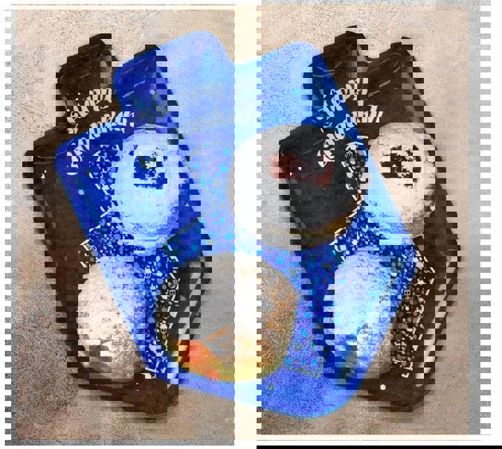 Rite Lite Happy Chanukah Dreidel Shaped Serving Tray - Large Melamine Decorative