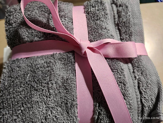 5 Pack Threshold GREY Washcloths 13”x13”