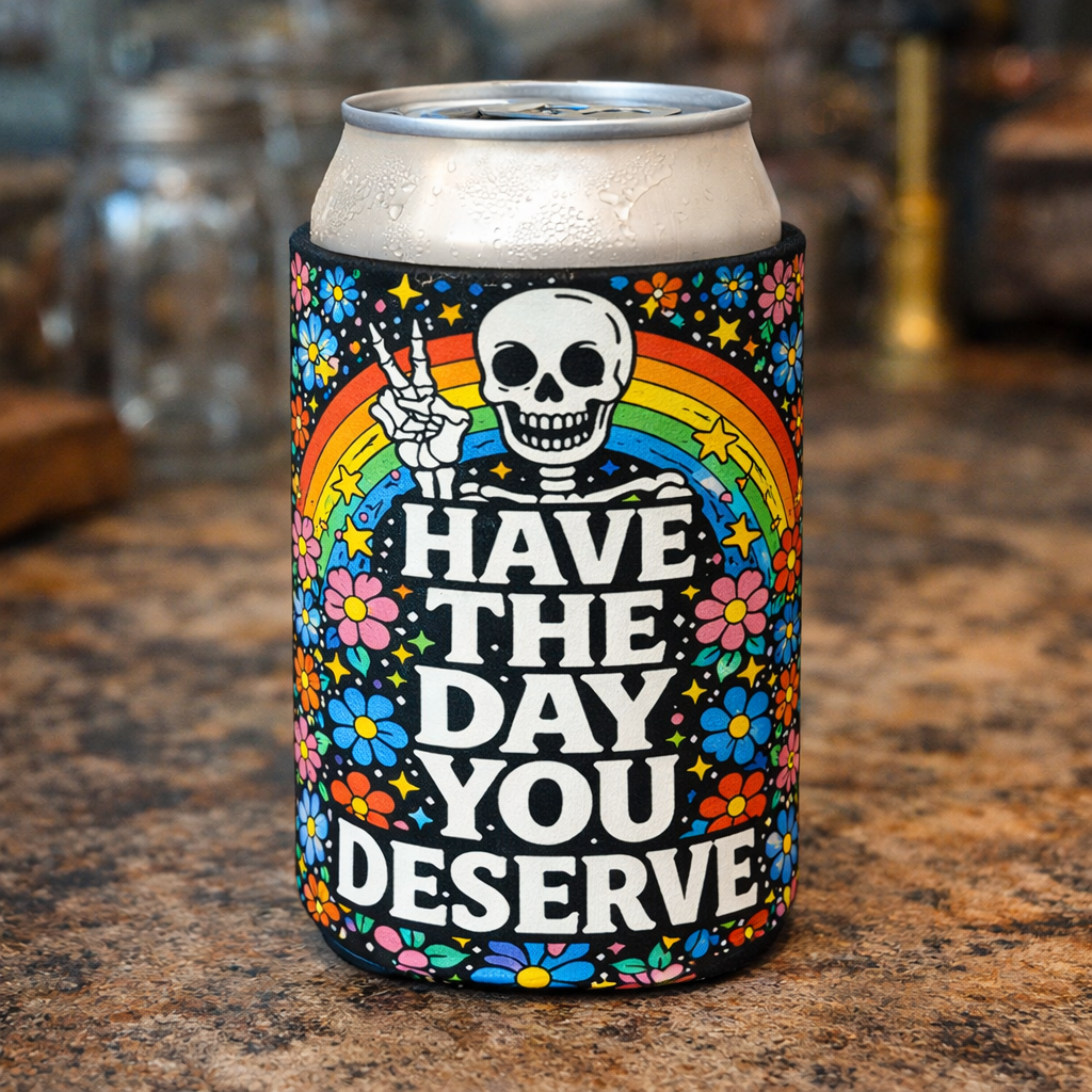 Have the Day You Deserve Can Cooler