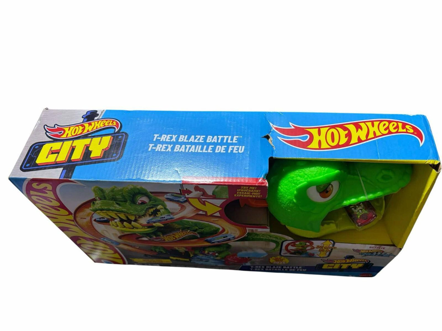 Hot Wheels City T-Rex Blaze Battle